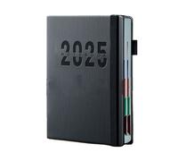 Agenda Journalier 2025 - Carnet Épais A5 Avec Boucle Pour Stylo