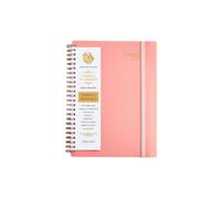 Agenda journalier 2025 hebdomadaire mensuel de janvier 2025 à décembre 2025 - Calendrier académique avec étiquette mensuelle et page datée portable