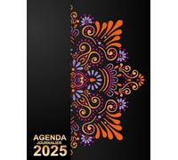 Agenda journalier 2025: Planificateur quotidien Grand Format A4 | 365 jours ,une page =un jour ,avec planification mensuel | Français