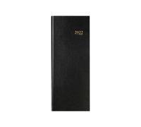 BREPOLS - Agenda de Bureau Journalier - Jan. à Déc. 2020 - SATURNUS Noir - 14 x 33 cm
