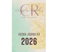 Agenda Journalier 2026 - Aide Pratique Comptes-Rendus: 1 Page daté par Jour. Suivi Journalier et Mensuel des Objectifs Spirituels et Personnels. Petit ... (13.97x21.59 cm). Couverture "I am Revived".