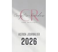 Agenda Journalier 2026 - Aide Pratique Comptes-Rendus: 1 Page daté par Jour. Suivi Journalier et Mensuel des Objectifs Spirituels et Personnels. Petit ... (13.97x21.59 cm). Couverture "I am Revived".