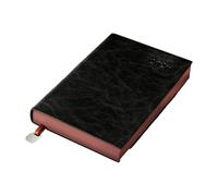 Agenda journalier 2026 avec couverture en similicuir souple, papier adapté pour une gestion efficace des tâches et un design portable