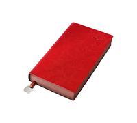 Agenda journalier 2026 avec couverture en similicuir souple, papier adapté pour une gestion efficace des tâches et un design portable