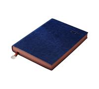 Agenda journalier 2026 avec couverture en similicuir souple, papier adapté pour une gestion efficace des tâches et un design portable