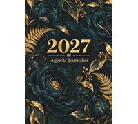 Agenda Journalier 2027 A4: Une Page par Jour avec Heure | Priorités, Tâches et Notes | Planificateur Français 12 Mois
