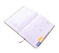 Agenda Journalier 2027 A5 à Reliure Stable, Couverture Rigide Marron | Page par Jour, Section Gauche pour Notes, Format Portable A5, pour Étudiants et Enseignants