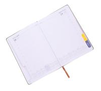 Agenda Journalier 365 Jours, Carnet en Papier, pour Tâches et Messages | Couverture Élégante et Simple, Signet Ruban, Format Portable, pour Voyageurs et Parents, Usage Maison