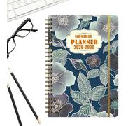 Agenda journalier à spirales sur 5 ans, planificateur mensuel 2026-2030 - pour planifier des notes, l'école, le travail, le bureau