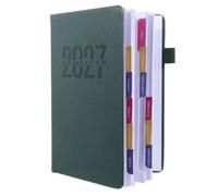 Agenda Journalier A5 2027 en PU et Papier pour Étudiants et Familles
