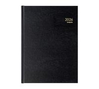 Agenda 2023 Brepols Bremax 2 journalier 1 jour sur 2 pages 21 x 29 cm noir