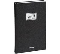 Agenda journalier brepols essenz 16m saturnus - 16 mois - 2022/2023 - 13,3 x 20,8 cm - gris anthracite - brepols Gris G