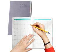 Agenda journalier | Carnet de notes 2026 - Agenda A5 complet de 12 mois pour fitness, voyage, université, école, entreprise