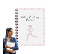 Agenda journalier | des habitudes de 75 jours | Carnet portable multifonctionnel à spirales pour le du temps, objectifs de planification des tâches, réunions d'affaires, projet de voyage