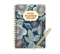 Agenda journalier - Gestion du temps - Planificateur d'objectifs hebdomadaires mensuels | pour l'école, les étudiants, les affaires, le travail