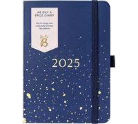 Agenda Journalier - Janvier À Décembre 2025 - Marine Spray - Planificateur Journalier A5 Avec Pages Lignées, Notes Et Calendrier Annuel