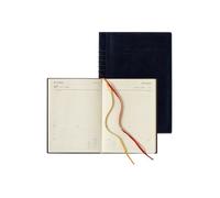 Agenda Journalier - Lediberg Business - 1 Jour par Page - 172 x 240 mm - Couverture Bleue