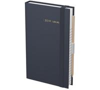 Agenda - LECAS - 100735511 - 9 x 15 cm - 1 jour par page - Couverture rigide assortie