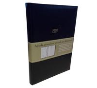 Agenda livre de réservations année 2026 double page journalière Deluxe Prestige Professional F.TO A4 21 x 29,7 cm Hôtel Restaurants B&B SIMILPELLE bleu + stylo à clic et signet