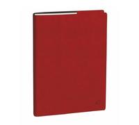 Agenda livre Rome Quo Vadis - Année 2026 Couleur Rouge Format 21 x 27 cm hebdomadaire 13 mois - Langue italienne avec stylo à clic et signet