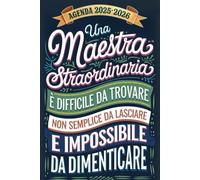 AGENDA MAESTRA 2025 2026: REGALI MAESTRE FINE ANNO