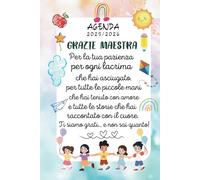 Agenda Maestra 2025 2026: Regalo Maestre fine Anno elementare originale
