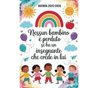 Agenda Maestra Regalo: pianificatore una settimana su due pagine, elementare nido asilo