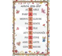 Agenda Maitresse 2026 2027: Merci Cadeau personnalisé d'école fin d'année , Joli PLANIFICATEUR