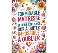 Agenda Maitresse: Une Formidable Maîtresse | Joli Planificateur Semainier Personnalisé Pour les Enseignants.