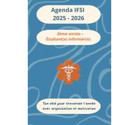 Agenda Mémo IFSI 2025 - 2026 : 2ème année - Étudiant(e) infirmier(ère) - Modèle "Organique" Bleu Océan: Ton compagnon 2-en-1 pour organiser ta 2e ... affiner tes gestes et gagner en assurance.