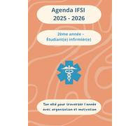 Agenda Mémo IFSI 2025 - 2026 : 2ème année - Étudiant(e) infirmier(ère) - Modèle "Organique" Corail Doux: Ton compagnon 2-en-1 pour organiser ta 2e ... affiner tes gestes et gagner en assurance.