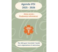 Agenda Mémo IFSI 2025 - 2026 : 2ème année - Étudiant(e) infirmier(ère) - Modèle "Organique" Vert Pistache: Ton compagnon 2-en-1 pour organiser ta 2e ... affiner tes gestes et gagner en assurance.