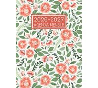 Agenda Mensile 2026-2027: Pianificatore Appuntamenti per 24 Mesi da Gennaio 26 a Dicembre 27 || Calendario Organizzatore per 2 Anni - 1 Mese su 2 Pagine || Formato Grande - Fiori