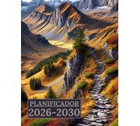agenda mensual 5 años 2026-2030: Planificador Organizador de Enero 26 a Diciembre 30 y 1 Mes Para 2 Páginas Formato A4