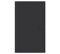 Agenda mensuel 2023 noir avec carnet d'adresses amovible, organisateur. Agenda livre avec couverture en plastique de haute qualité pour planifier des rendez-vous