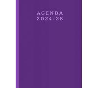 Agenda Mensuel 2024-2028: 1 Mois Sur 2 Pages, De Janvier 2024 A Décembre 2028. Permet A Optimiser Votre Temps Et Votre Productivité, Grand Format A4, 166 Pages. Pour Bien S’organiser.