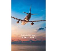 Agenda mensuel 2026-2027: Planificateur 24 mois | Calendrier mensuel de janvier 2026 à décembre 2027 | Thème Voyages - Format A5