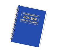 Agenda mensuel 2026-2028, 36 mois du 01.2026-12.2028, reliure à double bobine, journal académique mensuel pour la planification quotidienne, carnet d'études