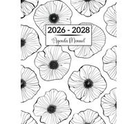 Agenda Mensuel 2026-2028: Trois ans, de janvier 2026 à décembre 2028, format A4