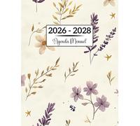 Agenda Mensuel 2026-2028: Trois ans, de janvier 2026 à décembre 2028, format A4