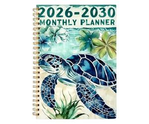 Agenda Mensuel 2026-2030 Carnet de Planification et Fixation d'Objectifs | Carnet agenda entreprise pour étudiants entrepreneurs enseignants indépendants consultants cadres maison, école,