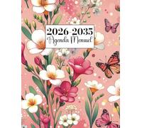 Agenda Mensuel 2026-2035: A4, Dix ans, de janvier 2026 à décembre 2035