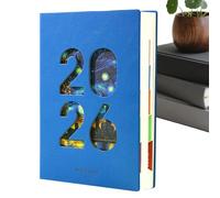 Agenda mensuel 2026, calendrier de 365 jours avec onglets | Agenda scolaire 2026 | Pour planifier des rendez-vous, la maison, le bureau, l'école, les voyages