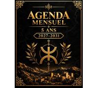 Agenda Mensuel 5 ans 2027-2031: Une Vue Claire sur l'Avenir | Planificateur de 5 ans | 60 Mois | de Janvier 2027-Décembre 2031 | 1 mois sur 2 pages | ... Français | Grand Format A4 | 155 Pages.