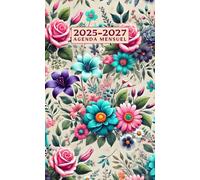 Agenda Mensuel de Poche 2025-2027: Petit Calendrier sur Trois Ans de janvier à décembre