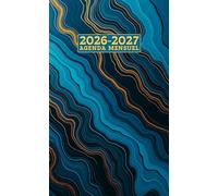 Agenda Mensuel de Poche 2026-2027: Planificateur Compact 2 Ans avec Pages de Notes