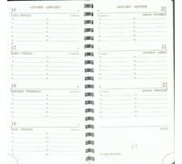 Agenda Mignon - 1 Recharge Agenda Semainier Spiralé AS16 - 15,4 X 7,8 cm - Janvier à Décembre 2020