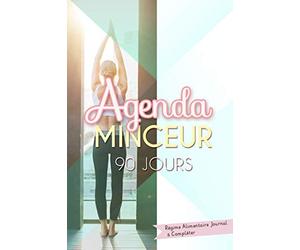 Agenda Minceur 90 jours. Régime Alimentaire Journal à Compléter: Mon Compagnon Minceur 90 jours, 15x22cm