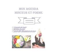 agenda minceur et forme: 5 conseils de coach, 90 fiches de suivi, calculs IMC métabolisme de base