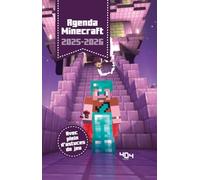 Agenda Minecraft 2025-2026 non officiel - Agenda jeux vidéo - Rentrée scolaire 2025 - 2026 - Agenda rentrée scolaire